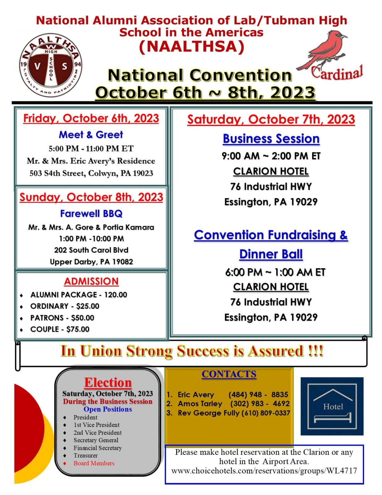 2023 NAALTHSA National Convention